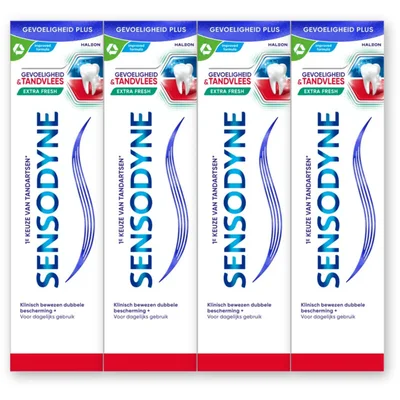 Sensodyne Gevoeligheid & tandvlees tandpasta 4-pck