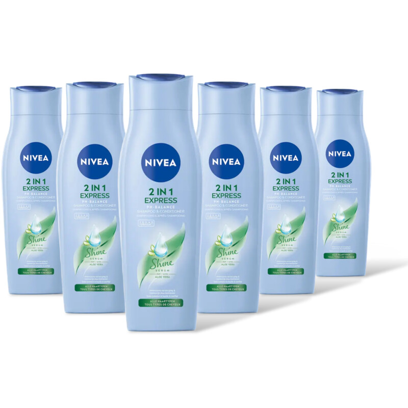 NIVEA 2-in-1 Express shampoo & conditioner 6pk