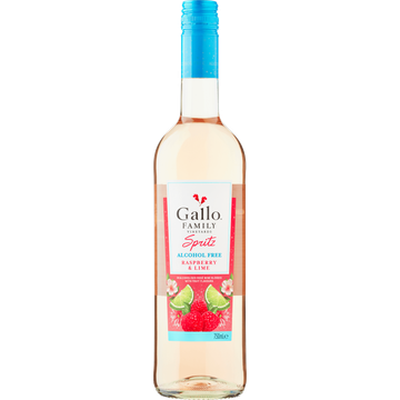 Gallo - Spritz Raspberry & Lime - <0,5% Alcoholvrij - 750ML