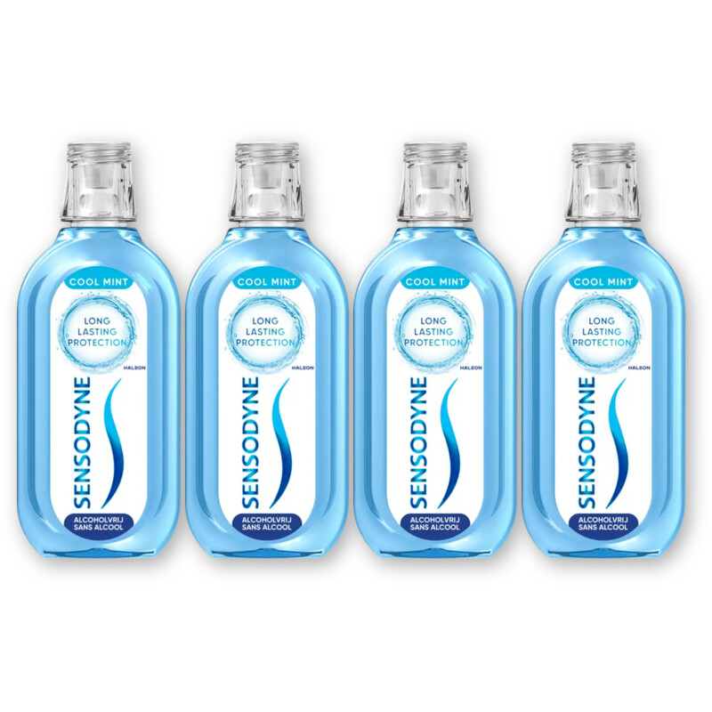 Sensodyne Fresh & cool mondwater gevoel tanden 4pk