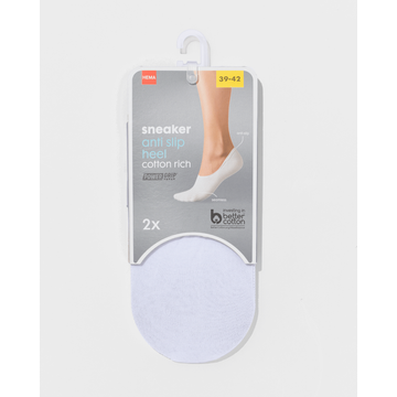 HEMA Sneakersokken ABS Wit Maat 35/38