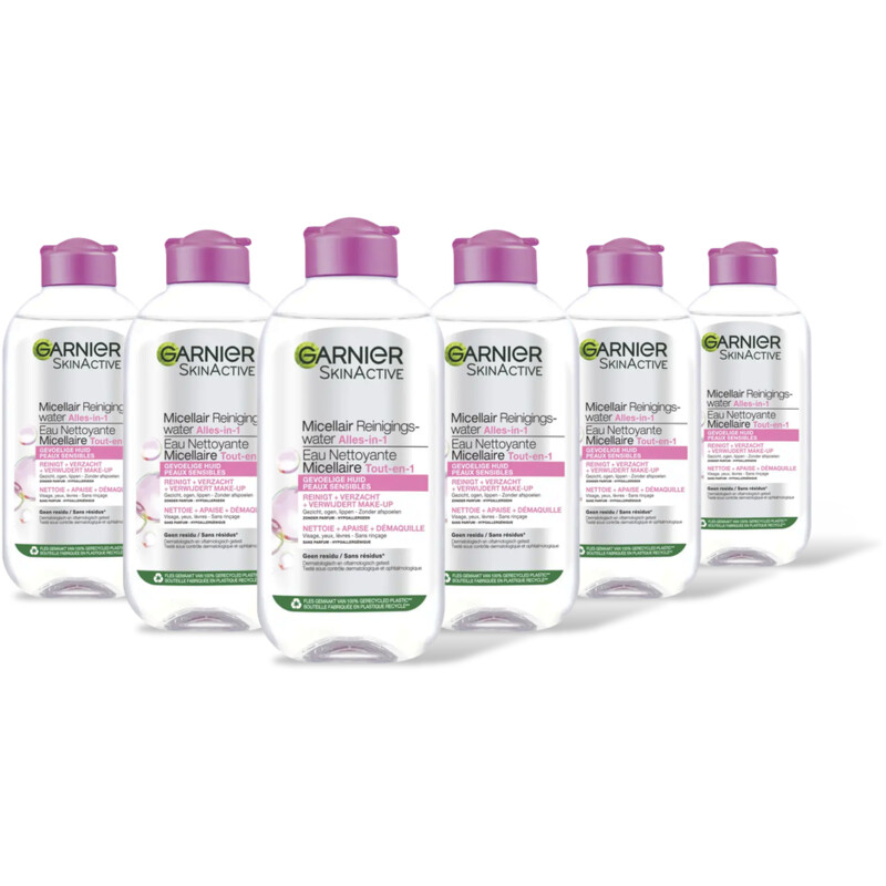 Garnier Gevoelige huid micellair rngngswater 6pk