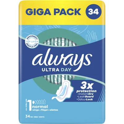 Always Ultra day normal maandverband giga pack