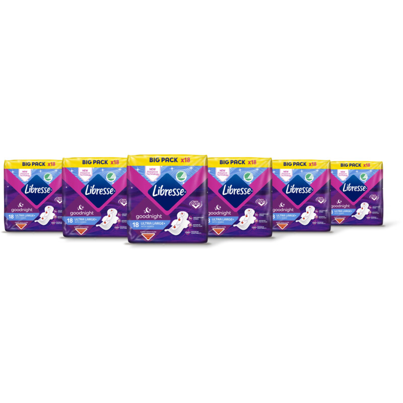 Libresse Goodnight ultra large+ wings bigpack 6pk