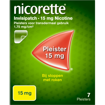 Nicorette Invisipatch 15 mg Nicotine Pleister 15 mg 7 Pleisters