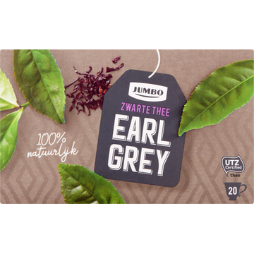 Jumbo Zwarte Thee Earl Grey 20 Stuks