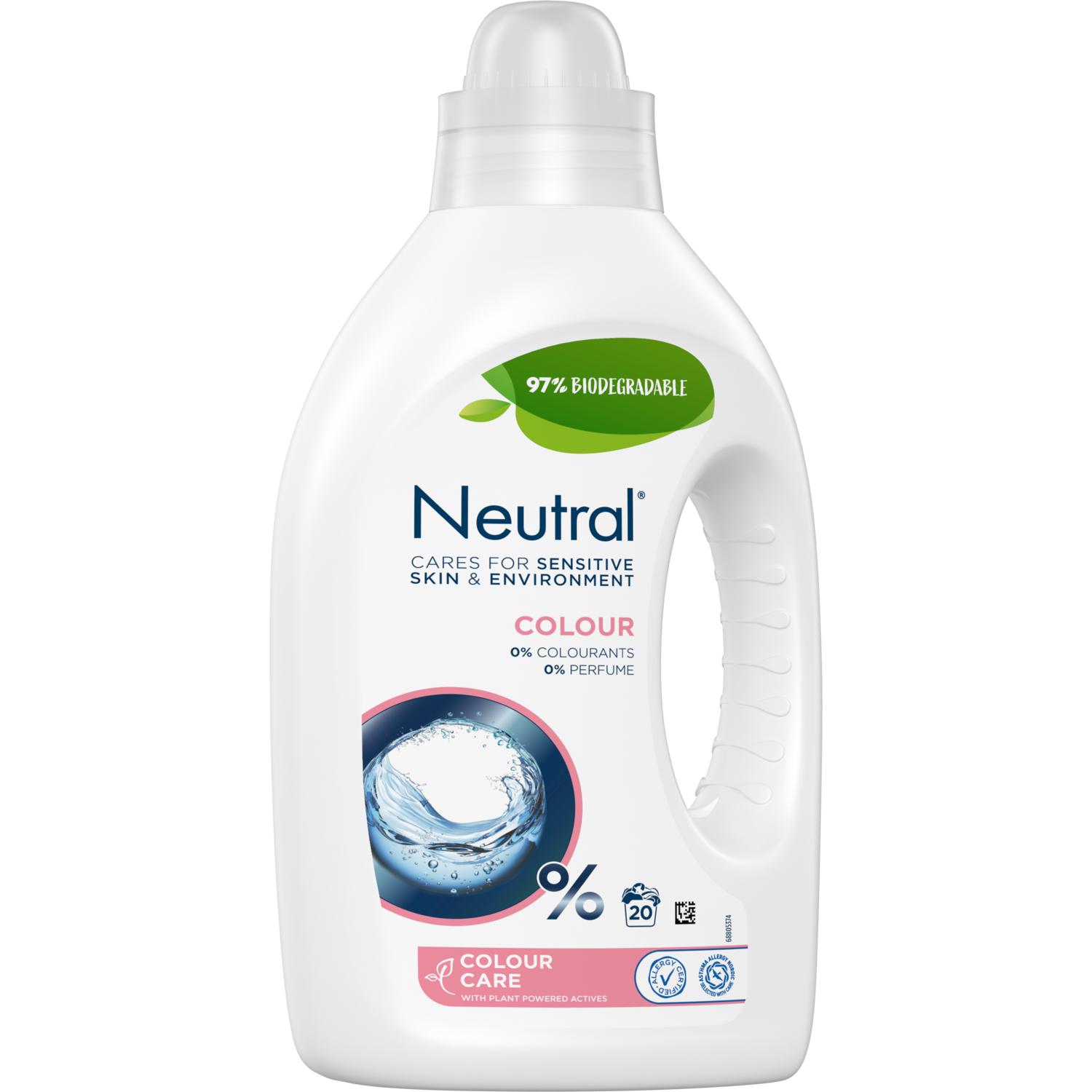 Neutral Vloeibaar Wasmiddel Kleur 20 wasbeurten