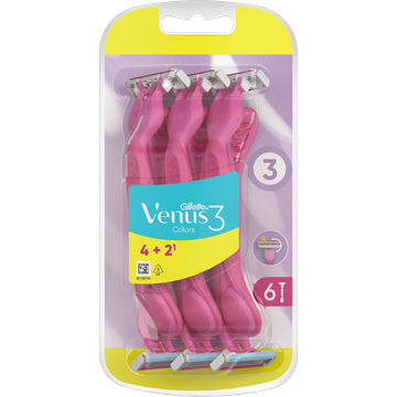 Gillette Venus 3 Colors Scheermesjes x6