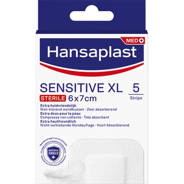 Hansaplast Sensitive XL Sterile 5 stuks