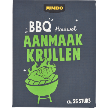 Jumbo BBQ Houtwol Aanmaak Krullen 310 g