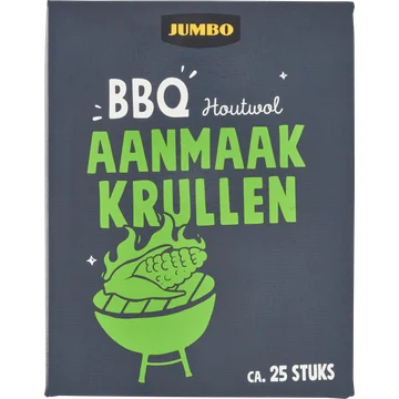 Jumbo BBQ Houtwol Aanmaak Krullen 310 g