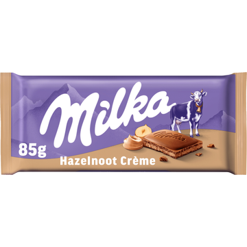 Milka Melkchocolade Hazelnoot Crème 85 g
