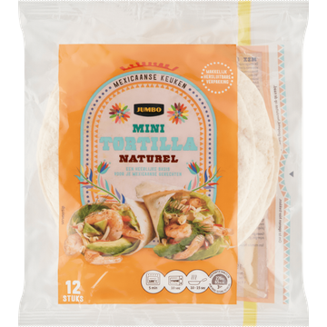Jumbo Mini Tortilla Naturel 12 Stuks