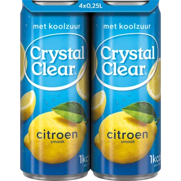 Crystal Clear Lemon 4x250ML