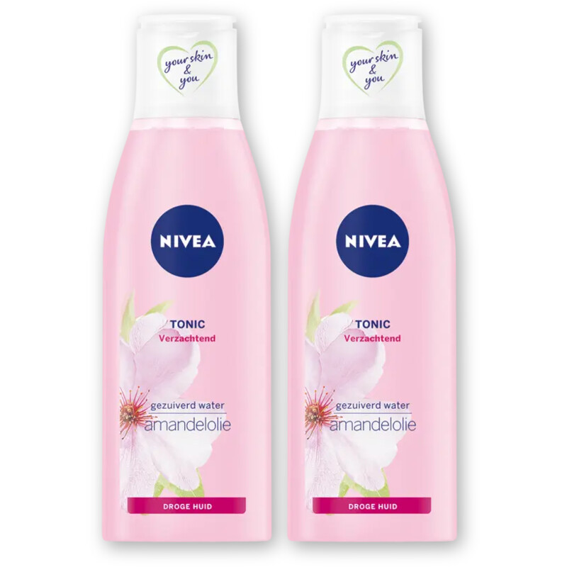 NIVEA Verzachtende tonic met amandelolie 2-pck