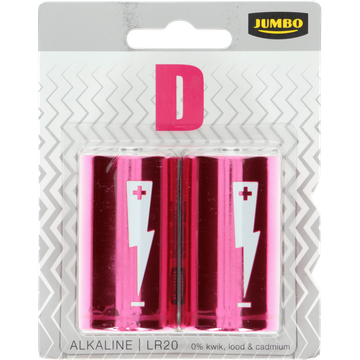 Jumbo D - LR20 - 2 Stuks