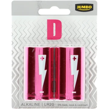 Jumbo D - LR20 - 2 Stuks