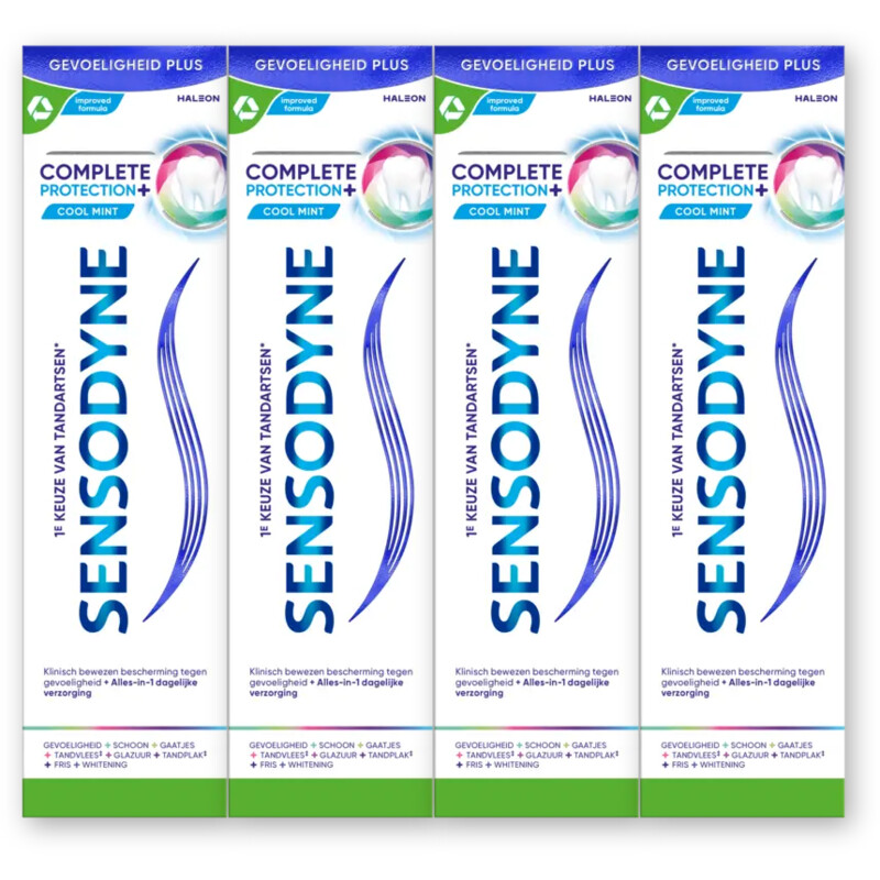 Sensodyne Complete protect cool mint tandpasta 4pk