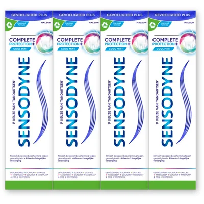 Sensodyne Complete protect cool mint tandpasta 4pk