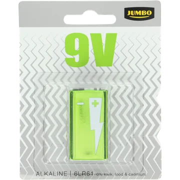 Jumbo 6LR61 9V 1 Stuk