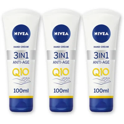 NIVEA 3in1 antiage q10 handcreme antirimpl 3pk