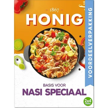 Honig Maaltijdmix voor Nasi Speciaal Dubbelpak 2 x 39 g