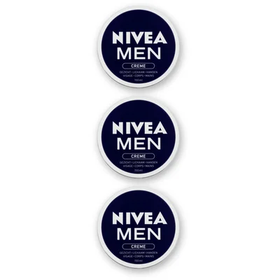 NIVEA Men creme gezicht, lichaam & handen 3pk