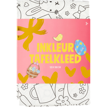Inkleurtafelkleed Pasen 120 x 180 cm