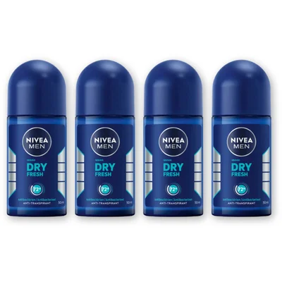 NIVEA Men dry fresh anti transpirant rol 4-pck