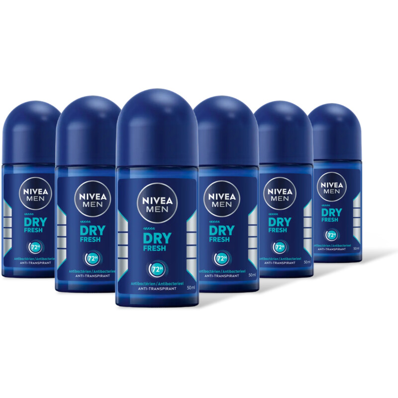 NIVEA Men dry fresh anti transpirant rol 6-pck
