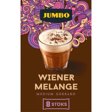Jumbo Oploskoffie Wiener Melange 8 Stuks