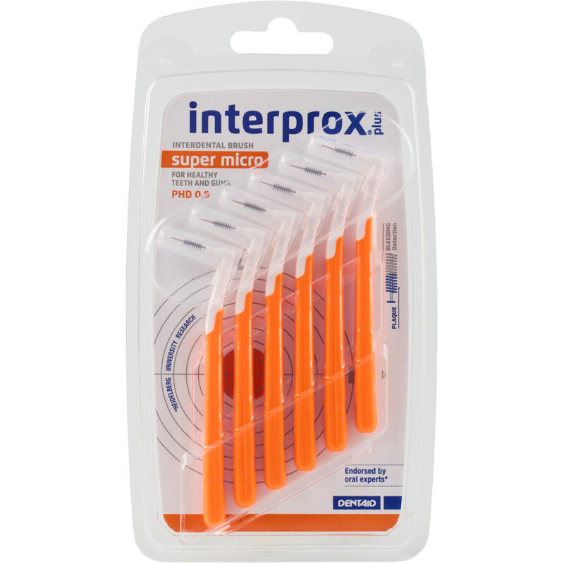 Interprox Plus Interdentale rager super micro oranje
