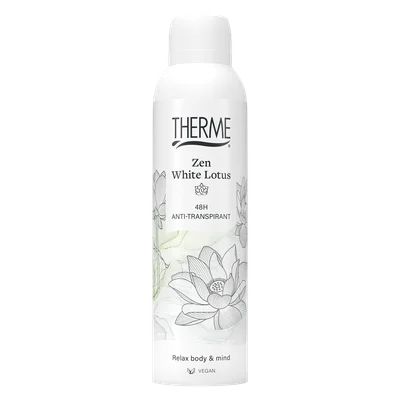 Therme Zen white lotus anti-transpirant spray