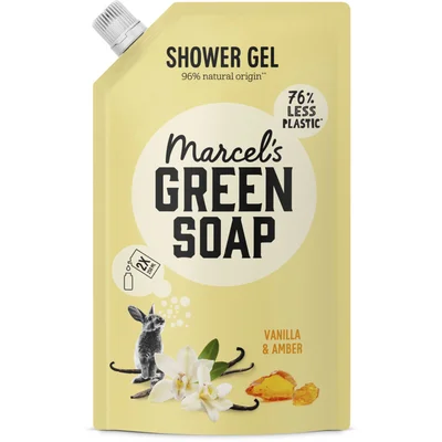 Marcel's Green Soap Shower gel vanilla cherry blossom refill