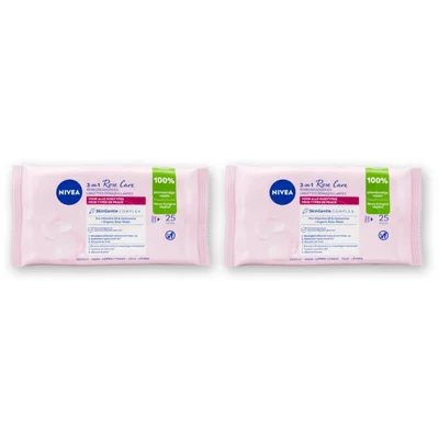 NIVEA Micelair rose water reinigingdoekjes 2pk