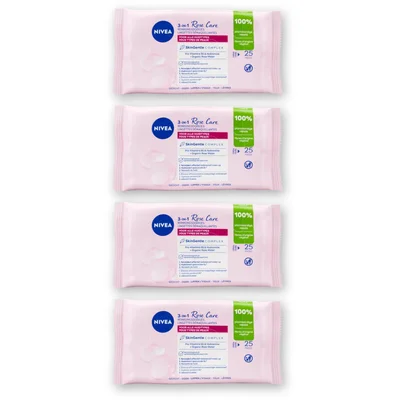 NIVEA Micelair rose water reinigingdoekjes 4pk