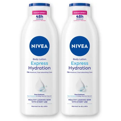 NIVEA Body essentials express bodylotion 2-pck