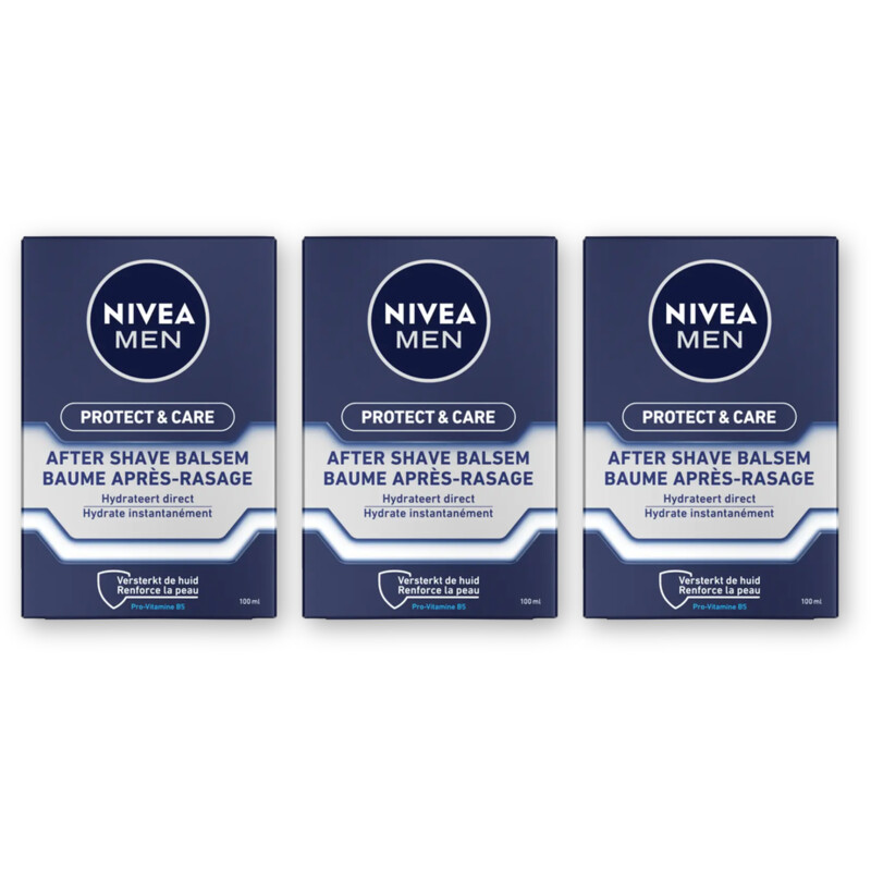 NIVEA Men protect&care after shave balsem 3pck