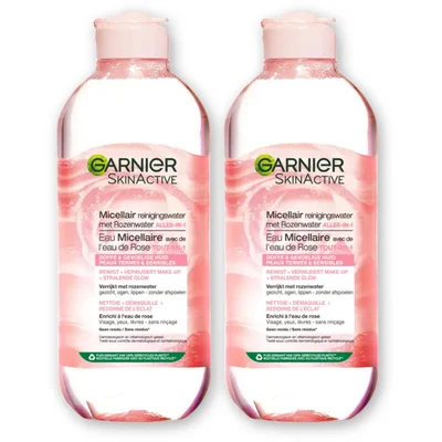 Garnier Rozenwater micellair reinigingswater 2pk