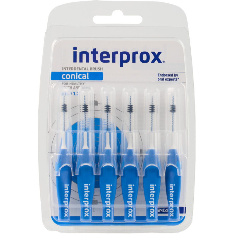 Interprox Premium Interdentale rager conical blauw