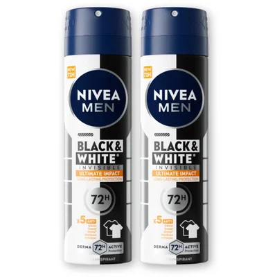 NIVEA Men black & white ultimate impct deo 2pk