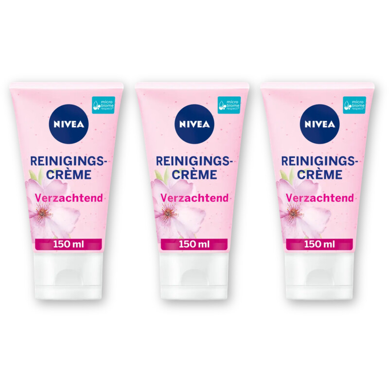 NIVEA Verzachtende reingngscrm amandelolie 3pk