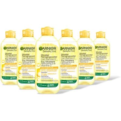 Garnier Vitamine c micellair reinigingswater 6pk