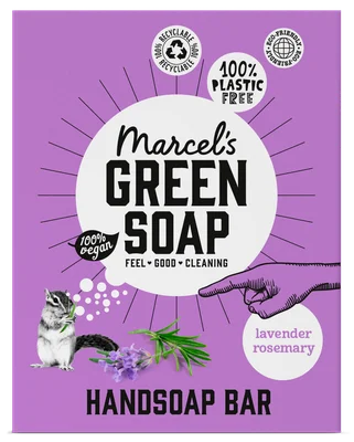 Marcel's Green Soap Handzeep bar lavendel & rosemarijn