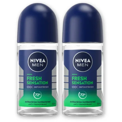 NIVEA Men fresh sensation deodorant roller 2pk