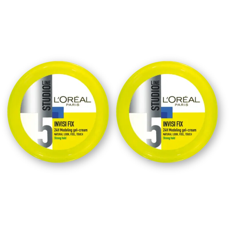 Studio Line Invisi Fix modeling gel-cream strong 2pk