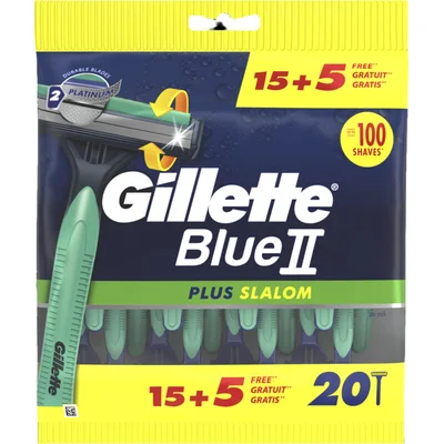 Gillette Blue II plus slalom scheermesjes