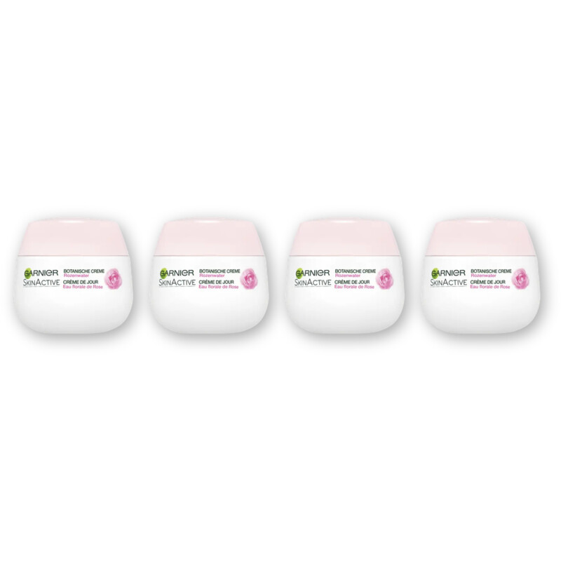 Garnier Skinactive botan rozenwater dagcreme 4pk