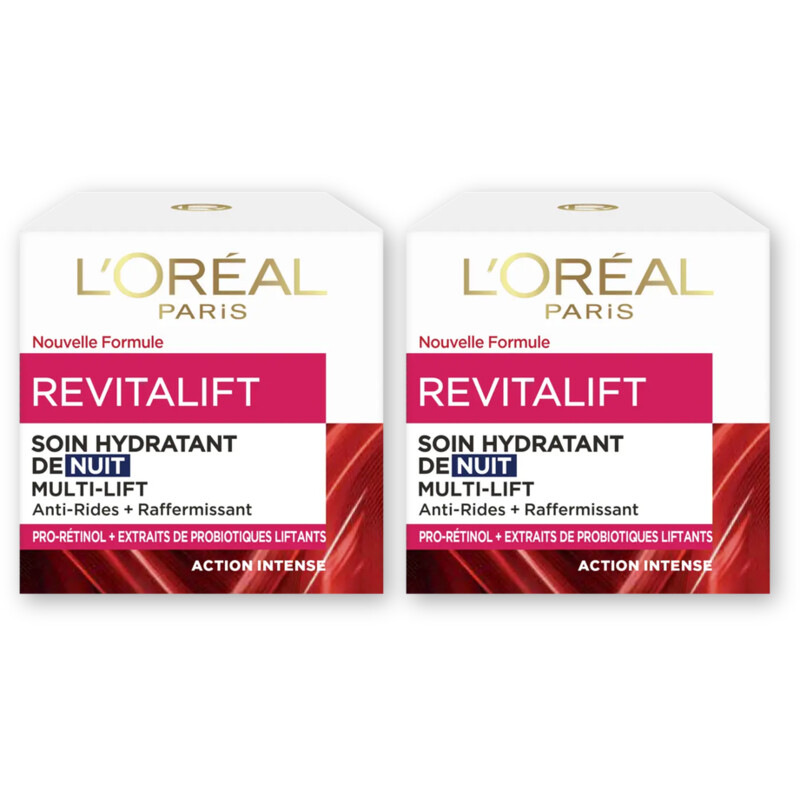 L'Oréal Paris revitalift anti-rimpel nchtcrm 2pk