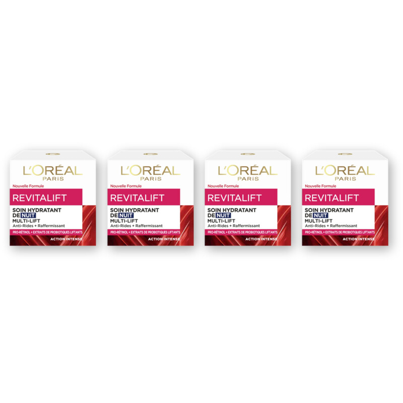L'Oréal Paris revitalift anti-rimpel nchtcrm 4pk